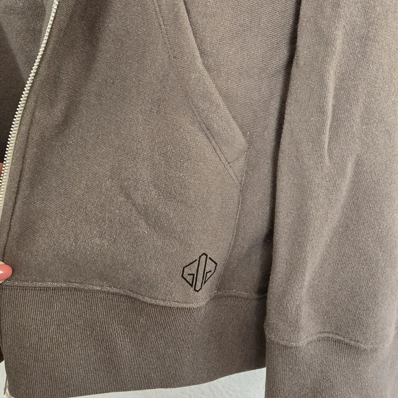 Golden Goose Venice Print Oversized Boxy Hooded Sweatshirt Size S Small Khaki - Picture 7 of 14